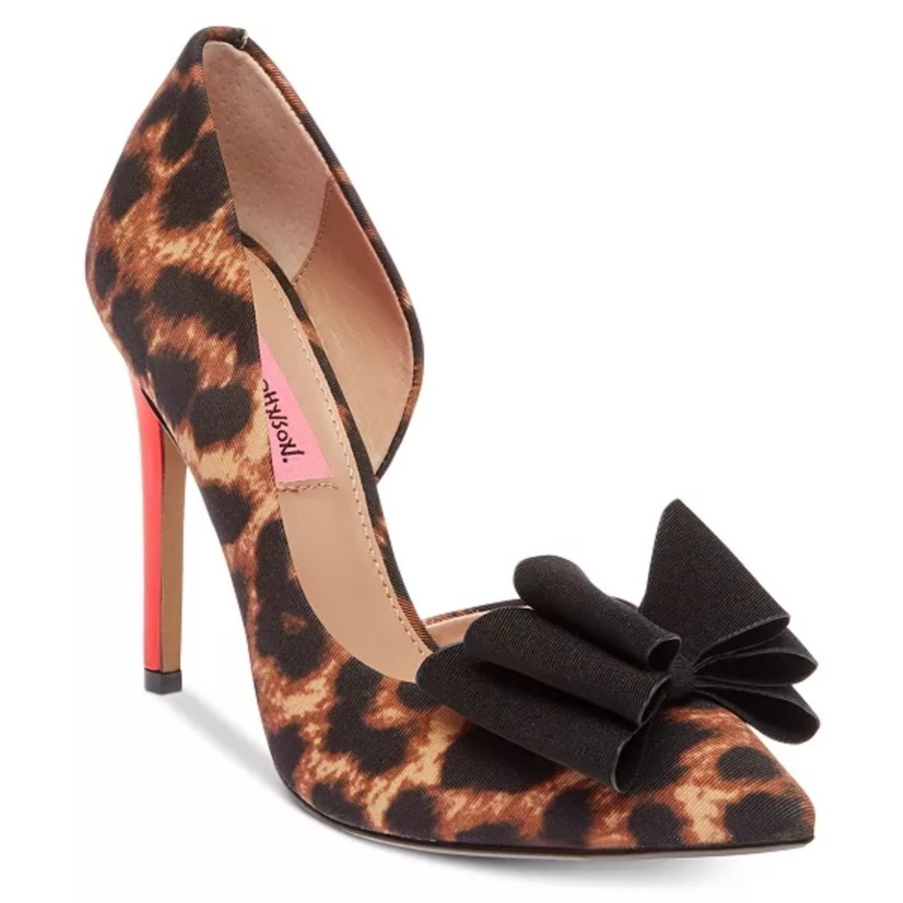 Betsey Johnson Leopard Heels